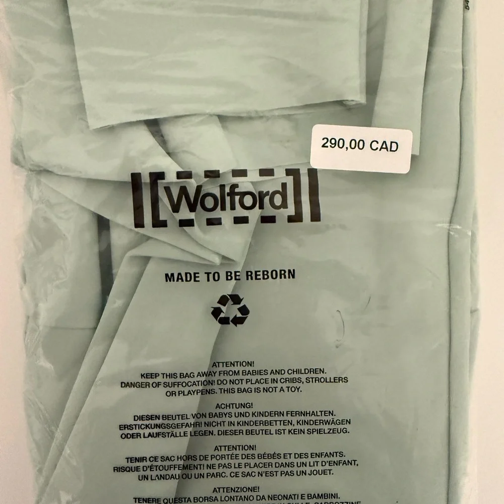 Wolford NWT Warm Up Legging - Aqua size EU 34 & 38 - Picture 6 of 7